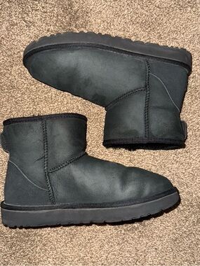 Black UGG mini boots